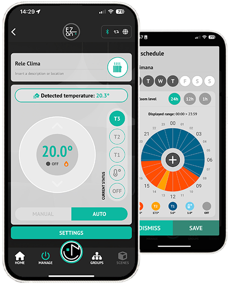 Gestisci la temperatura di casa dall'App ezon.io