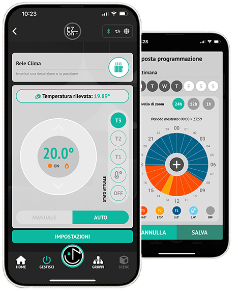 Gestisci la temperatura di casa dall'App ezon.io